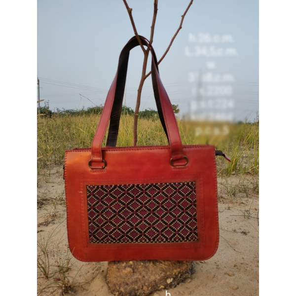 Leather Handbag - image 2